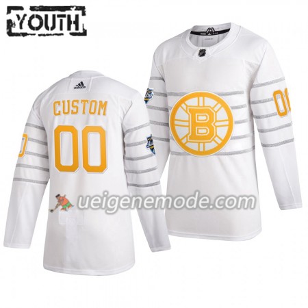 Kinder Boston Bruins Trikot Custom Weiß Adidas 2020 NHL All-Star Authentic